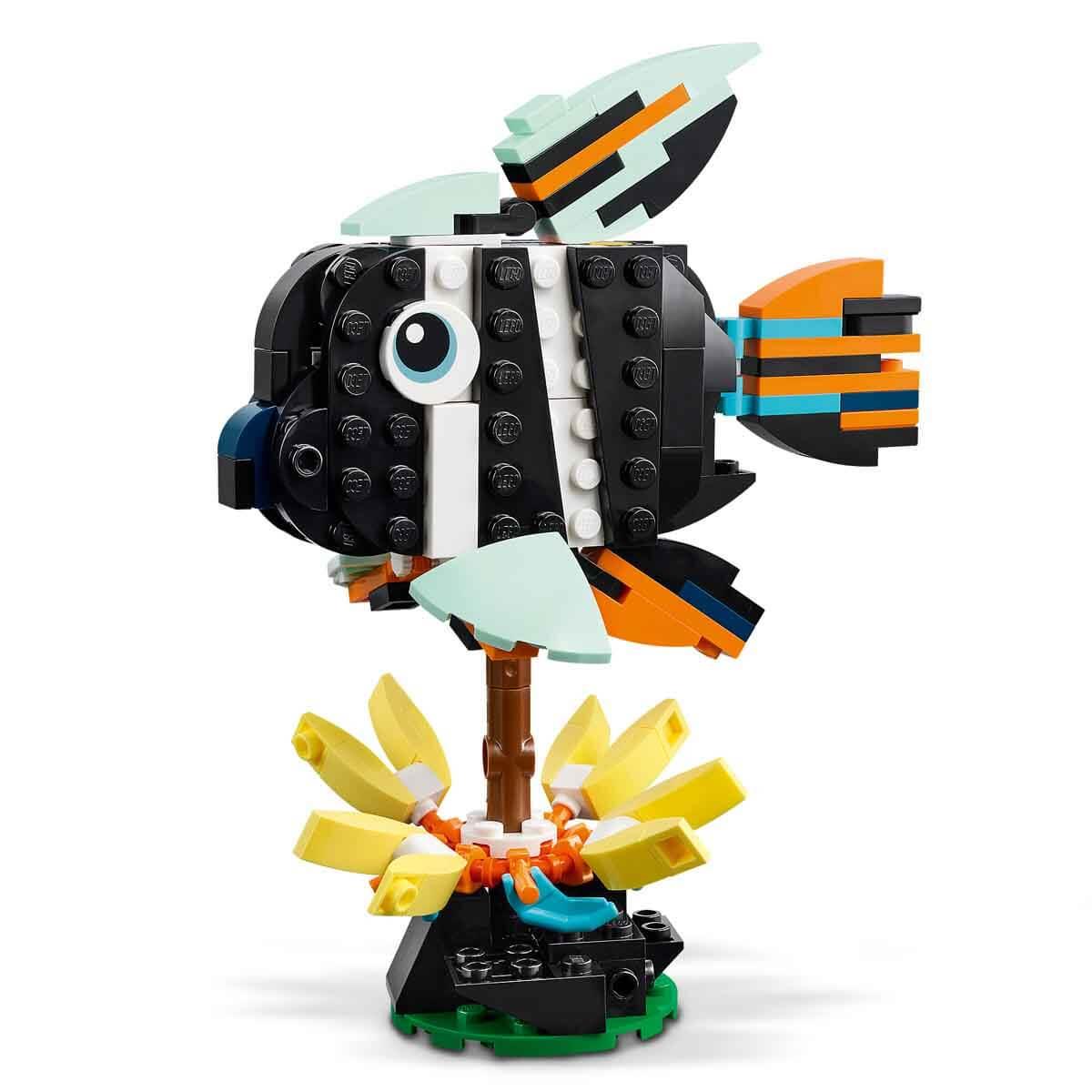 LEGO CREATOR 3U 1 ARADA VAHSI HAYVANLAR: TROPIKAL TUKAN KUSU 31173 Diğer LMC31173