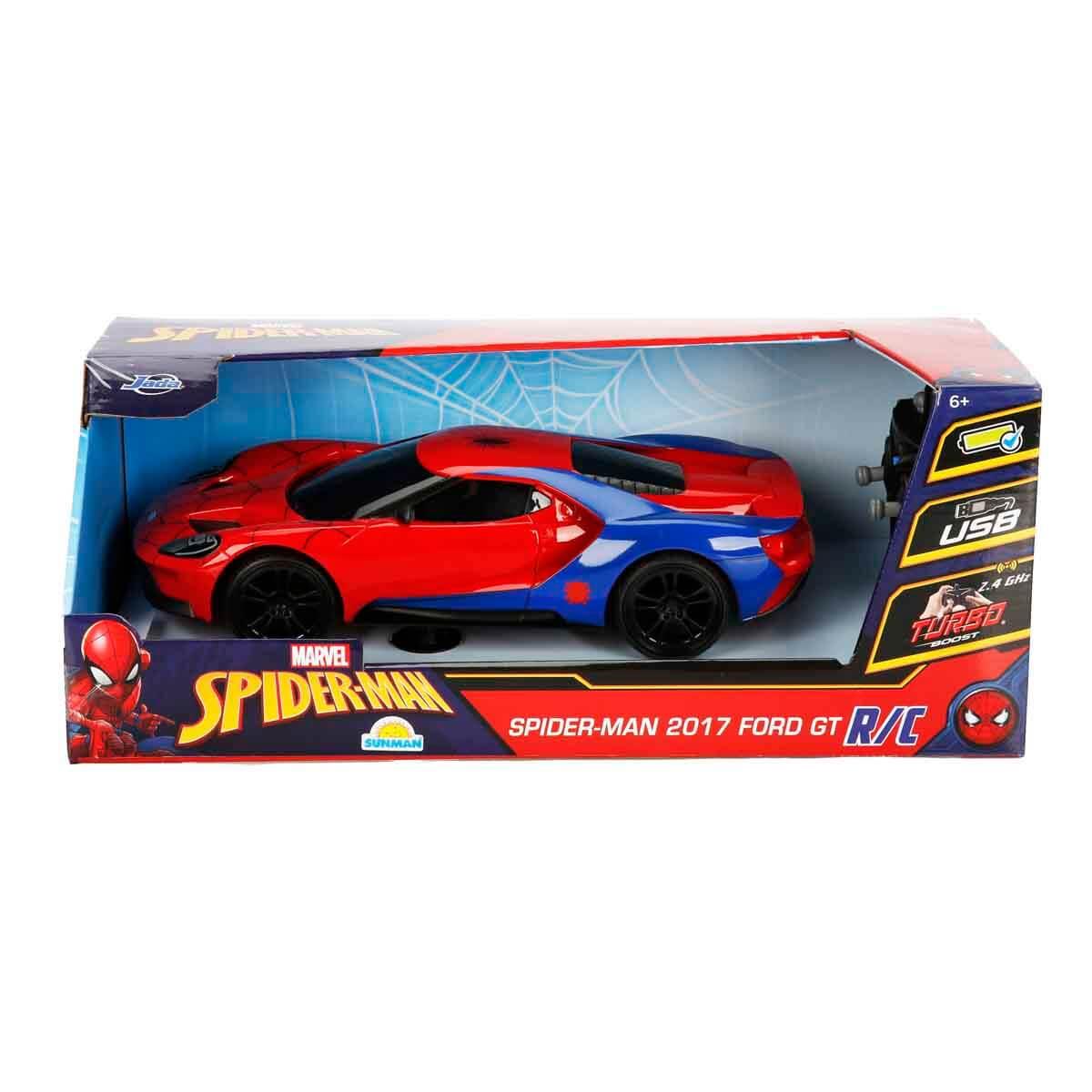 1:16 MARVEL SPIDERMAN 2017 FORD GT USB SARJLI UZAKTAN KUMANDALI ARABA 7038 Diğer S01007038
