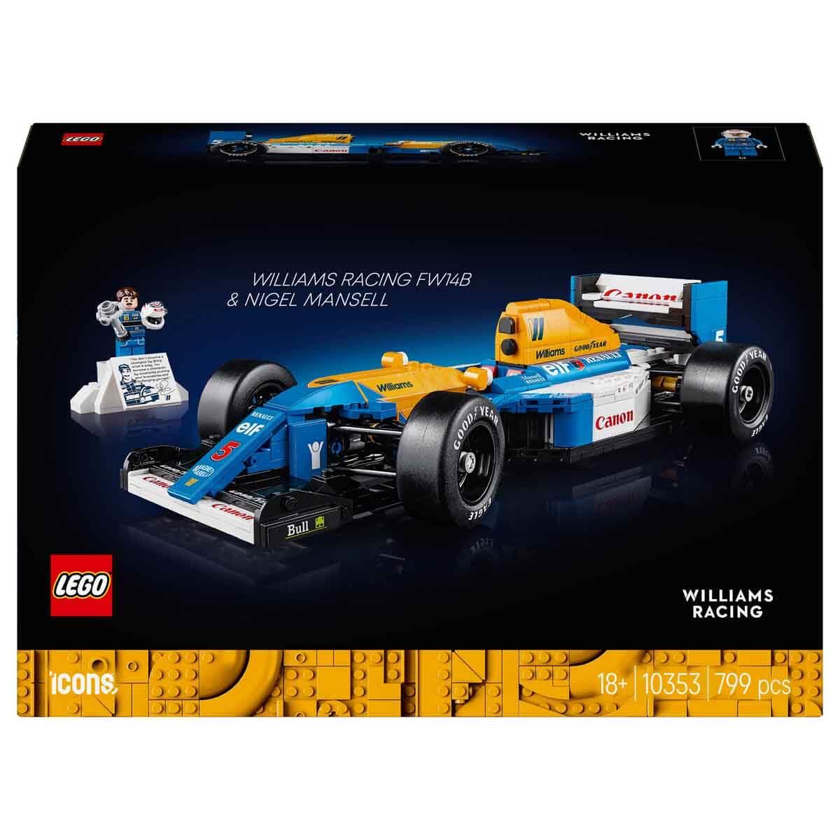 LEGO ICONS WILLIAMS RACING FW14B VE NIGEL MANSELL 10353 Diğer LSR10353