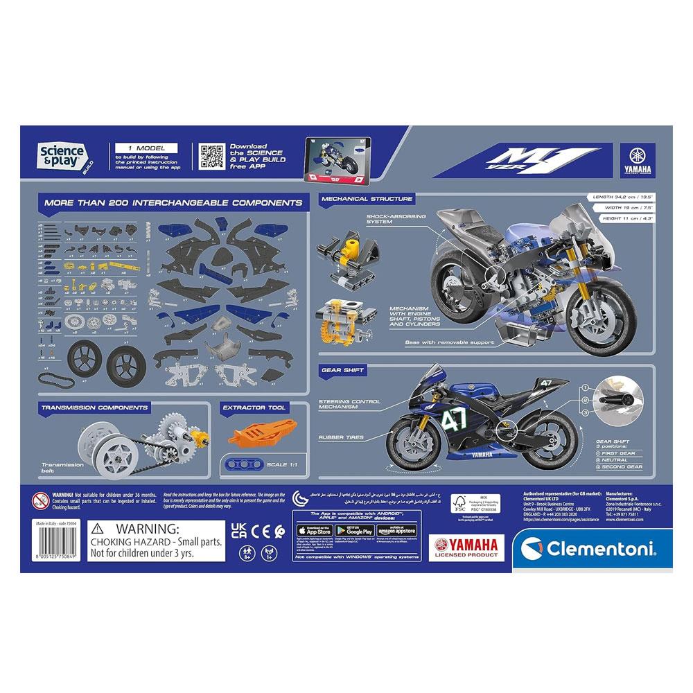 Clementoni Mekanik Laboratuvarı Yamaha M1 75084TR Clementoni CLE 75084