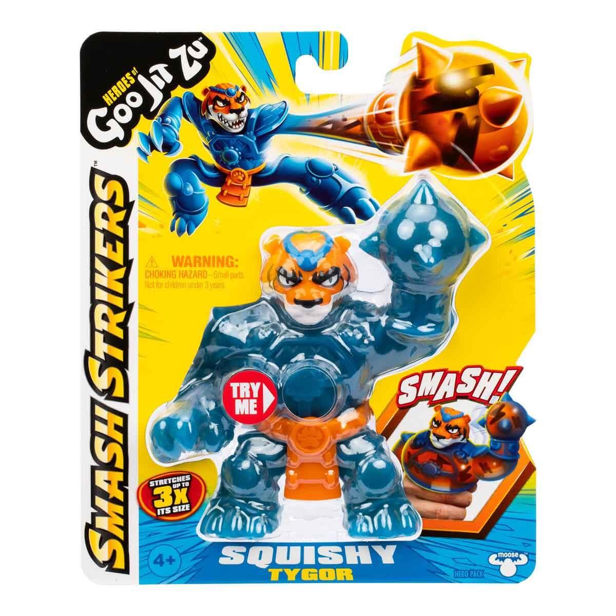GOOJITZU SMASH STRIKERS TEKLI FIGUR PAKETI GJT57000 - SQUISHY TYGOR Diğer GJT57000 ST