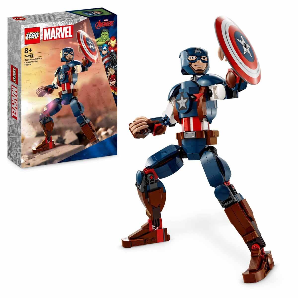 LEGO Marvel Kaptan Amerika Yapım Figürü 76258 Lego LSS76258