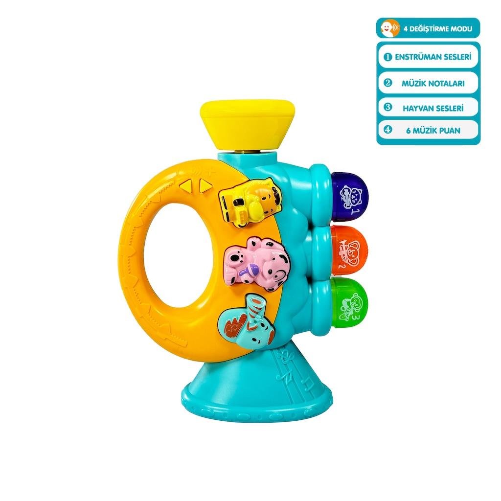 VARDEM ISIKLI VE MUZIKLI KUTULU TROMPET BEBEK PIYANOSU Diğer JLG 855 37A