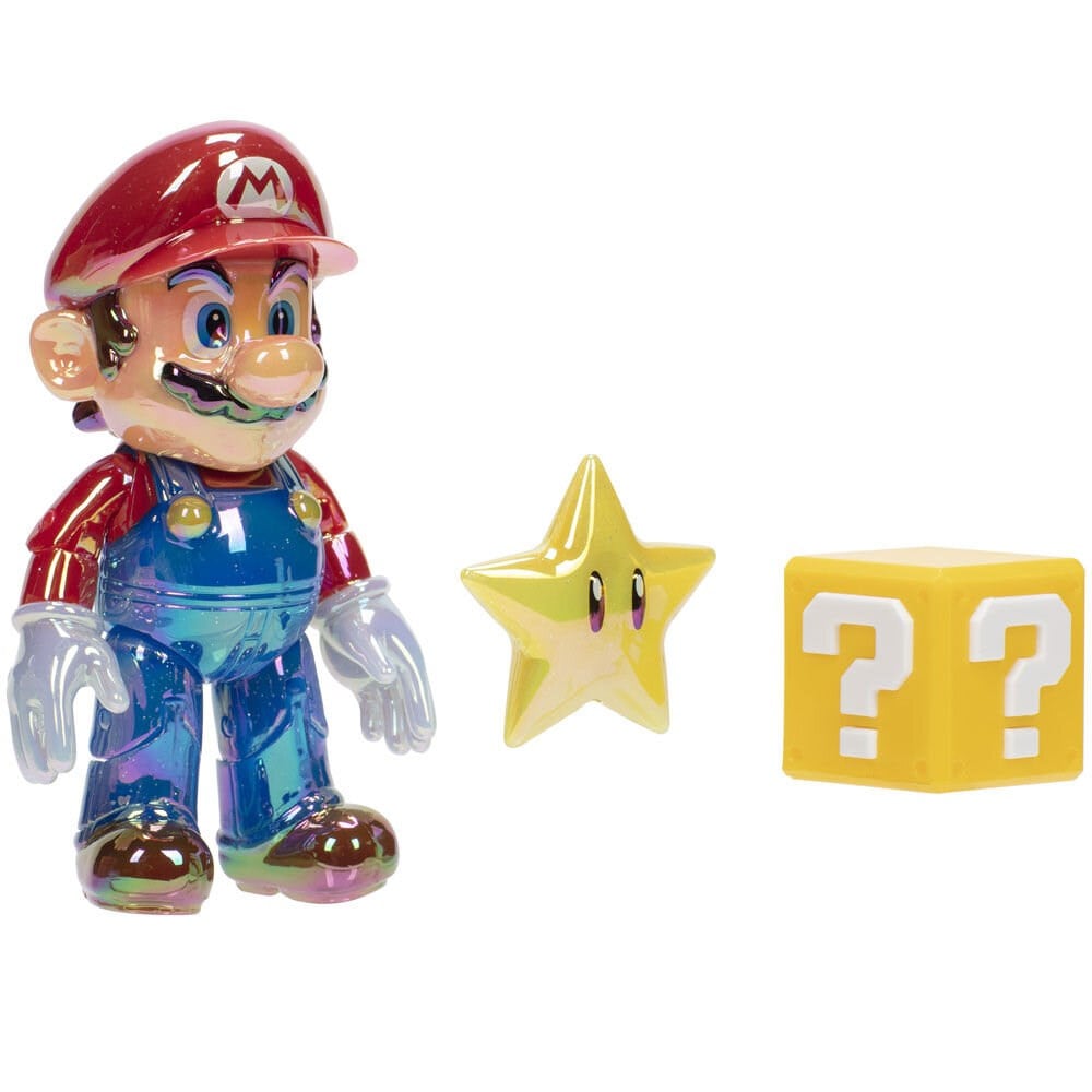 NINTENDO SUPER MARIO FIGURU MARIO VE STAR KOLEKSIYONCU KUTUSUNDA 10 CM 13259 Diğer NESL 13259