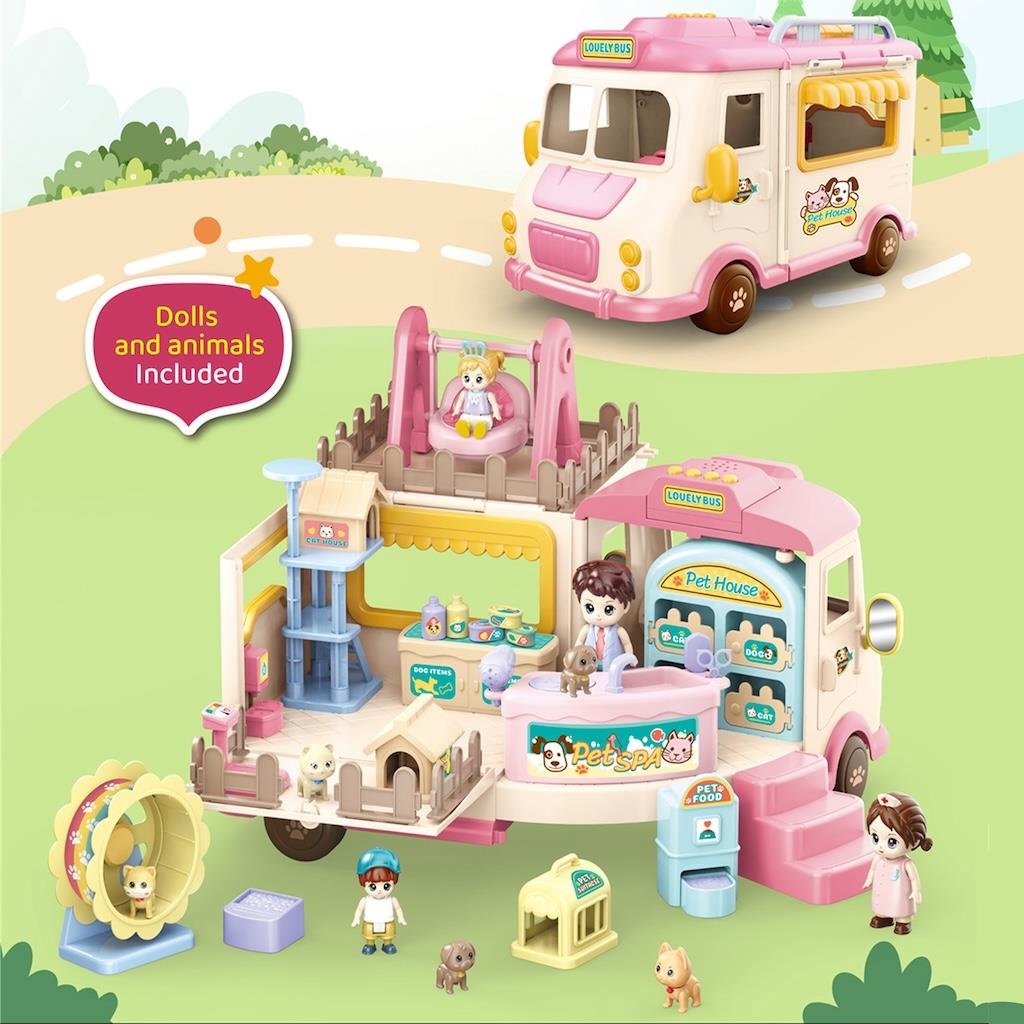 SESLI AKSESUARLI VETERINER OTOBUS KARAVAN Diğer GB0506