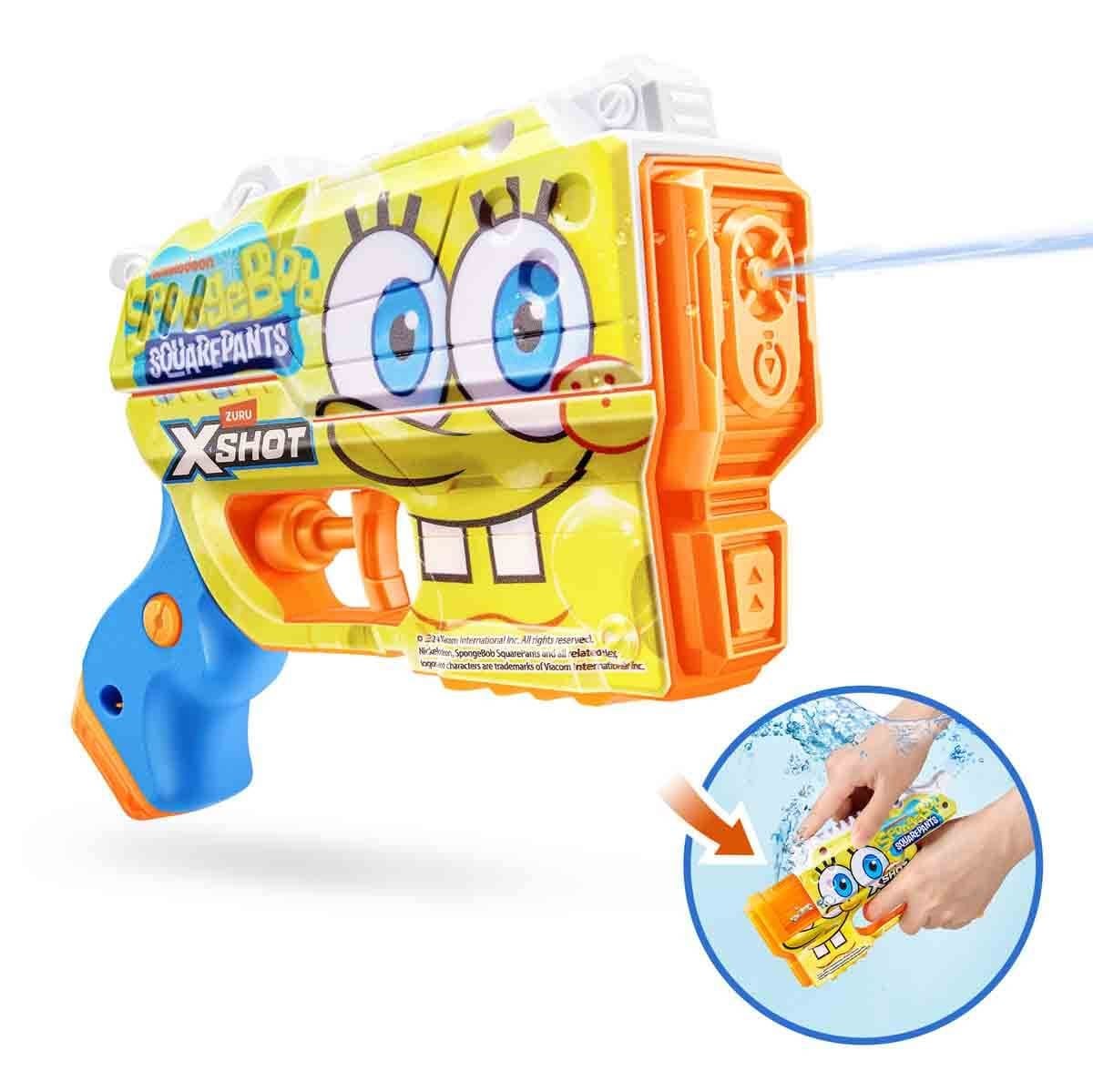 X-SHOT JR. SPONGEBOB SQUAREPANTS FAST FILL SKINS SU TABANCASI Diğer S00008998