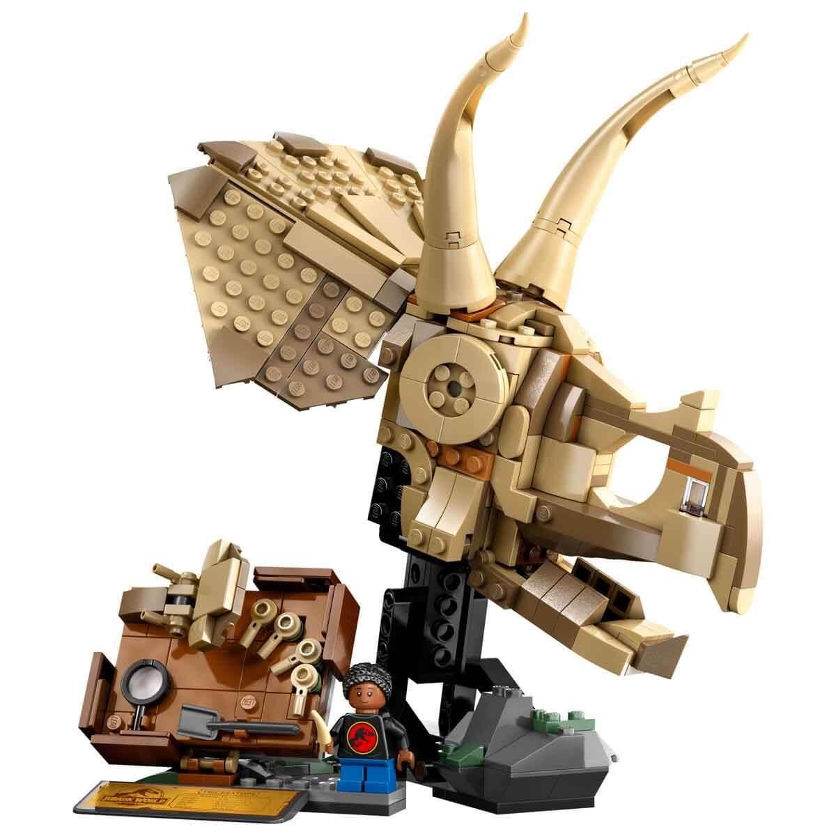 LEGO JURASSIC WORLD DINOZOR FOSILLERI TRICERATOPS KAFASI 76969 Diğer LJW76969