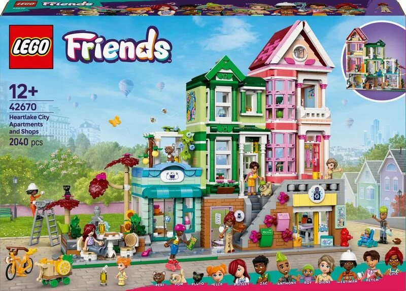 LEGO FRIENDS HEARTLAKE CITY DAIRELERI VE MAGAZALARI MODEL SETI 42670 Diğer LGF42670