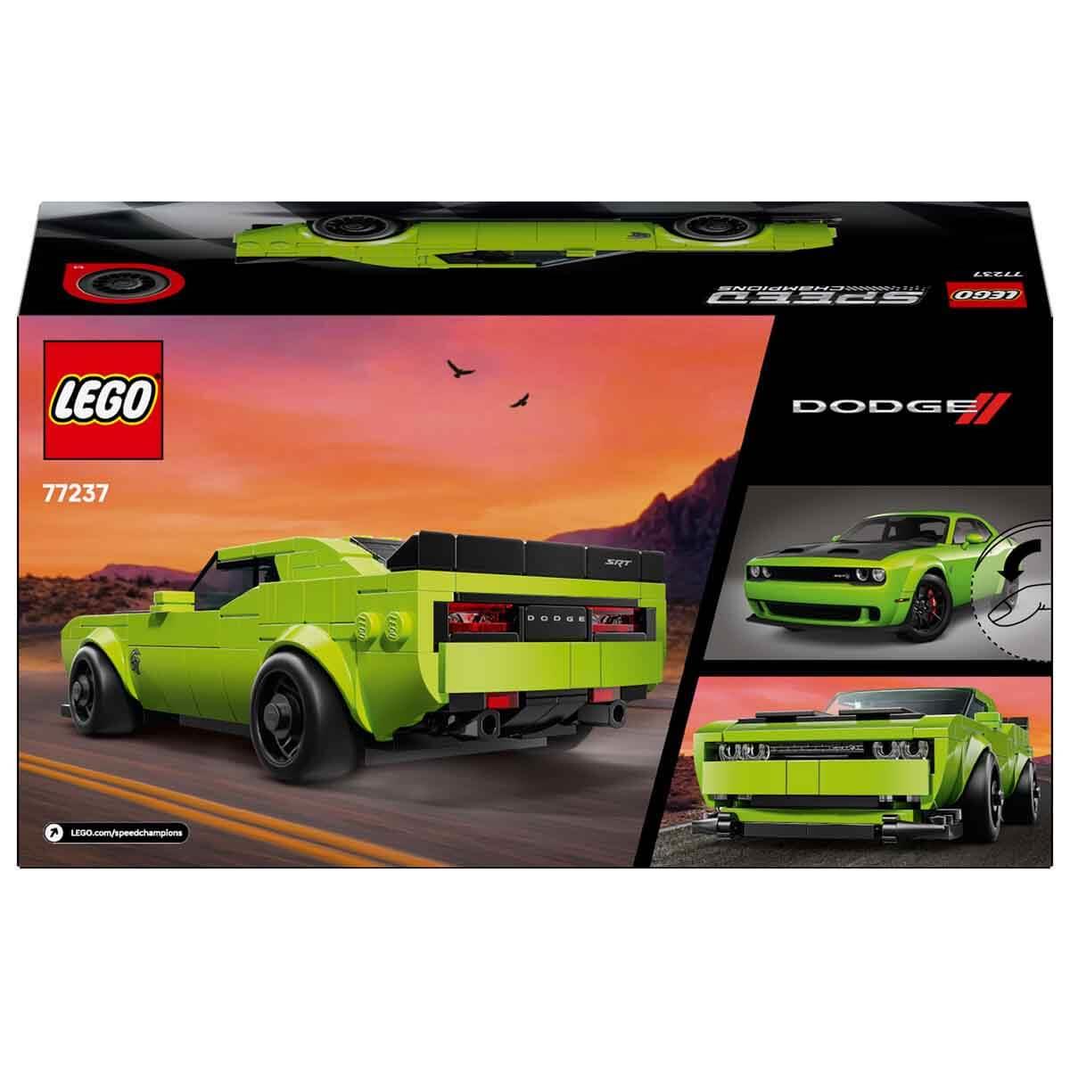 LEGO SPEED CHAMPIONS DODGE CHALLENGER SRT HELLCAT SPOR ARABA 77237 Diğer LSR77237