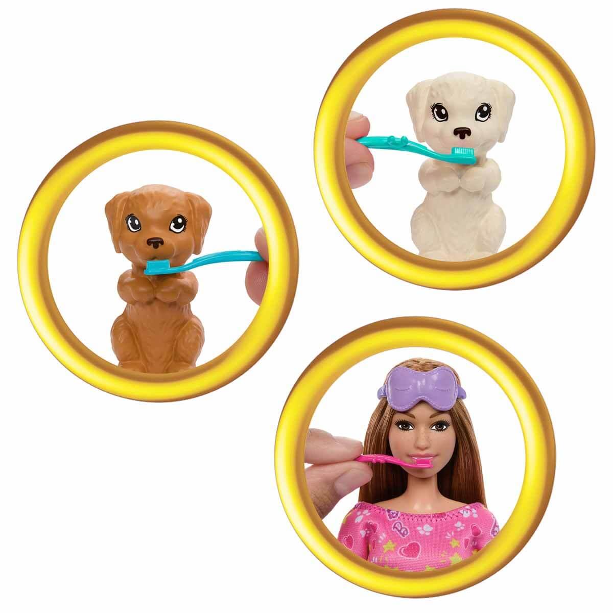 Barbie ve Köpekçikleri Pijama Partisi HXN01 Barbie HXN01