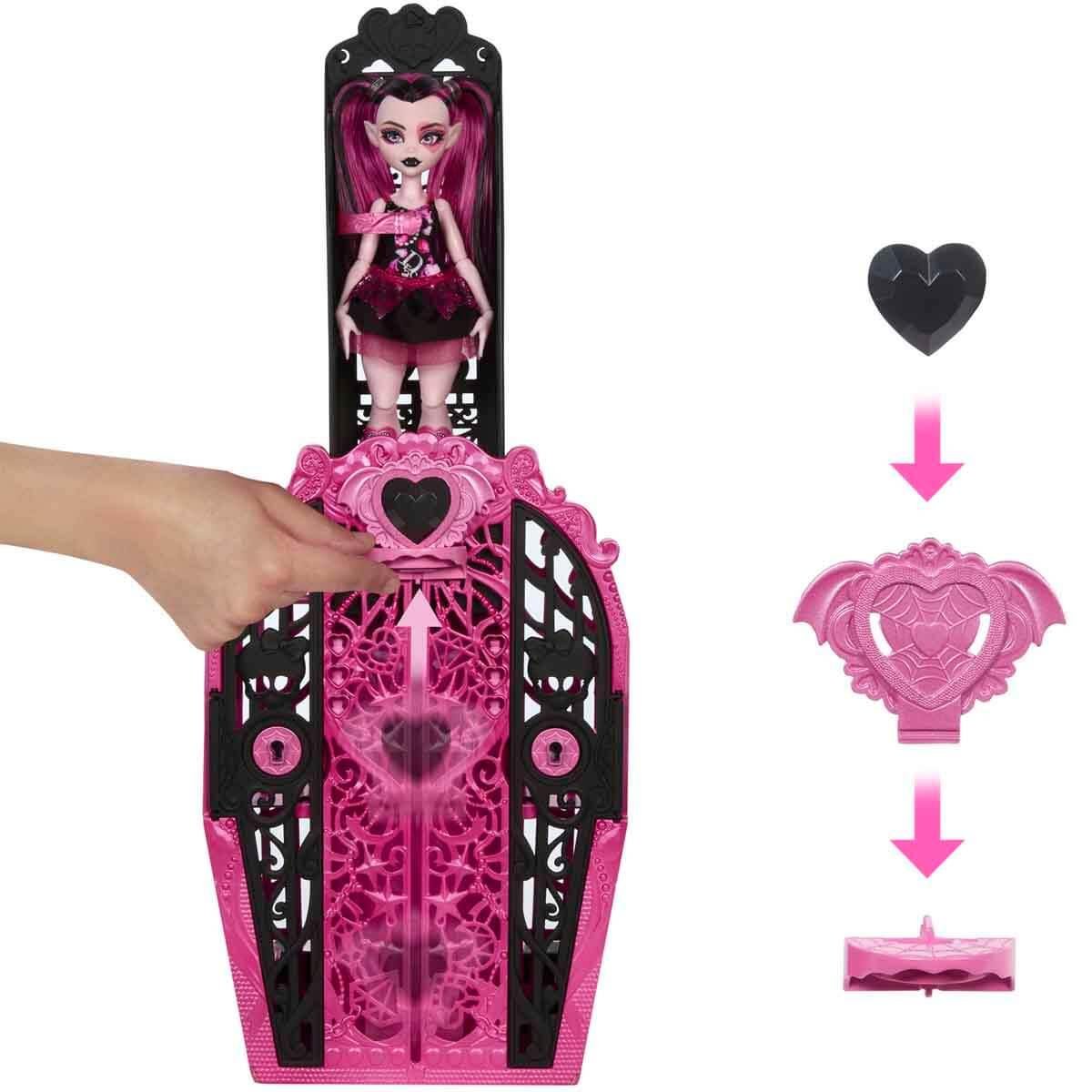 Monster Mysteries ile Gizemli Arkadaşlar Draculaura HYB12-HXH84 Monster High	 HXH84