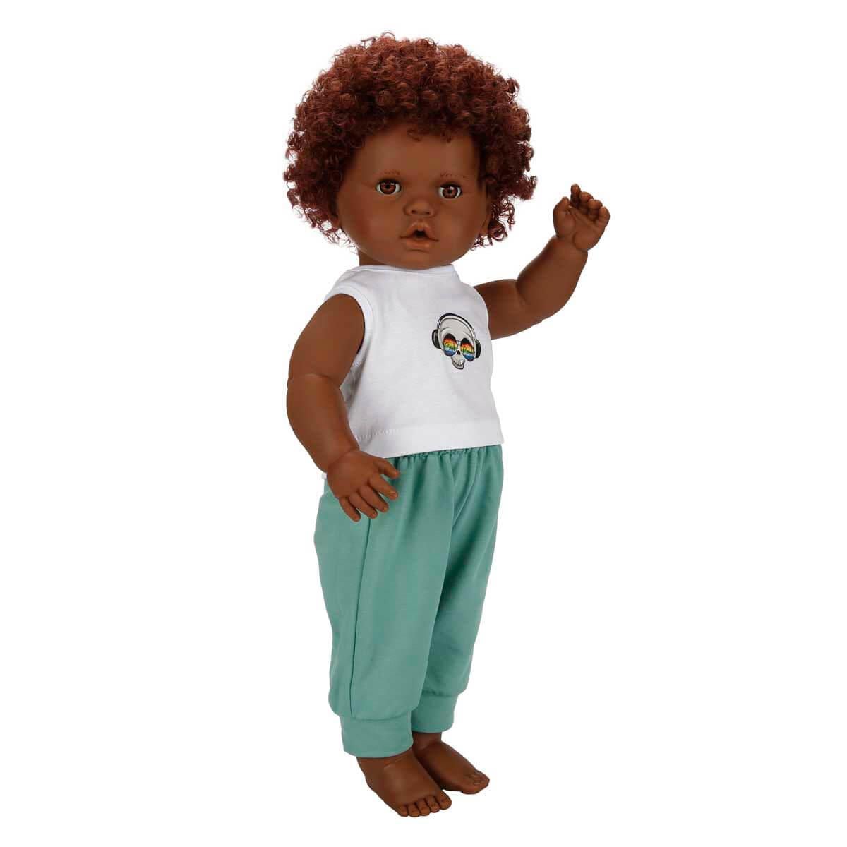 DADA KIVIRCIK SACLI BEBEK 60 CM YESIL ESOFMANLI Diğer S01060091 Y