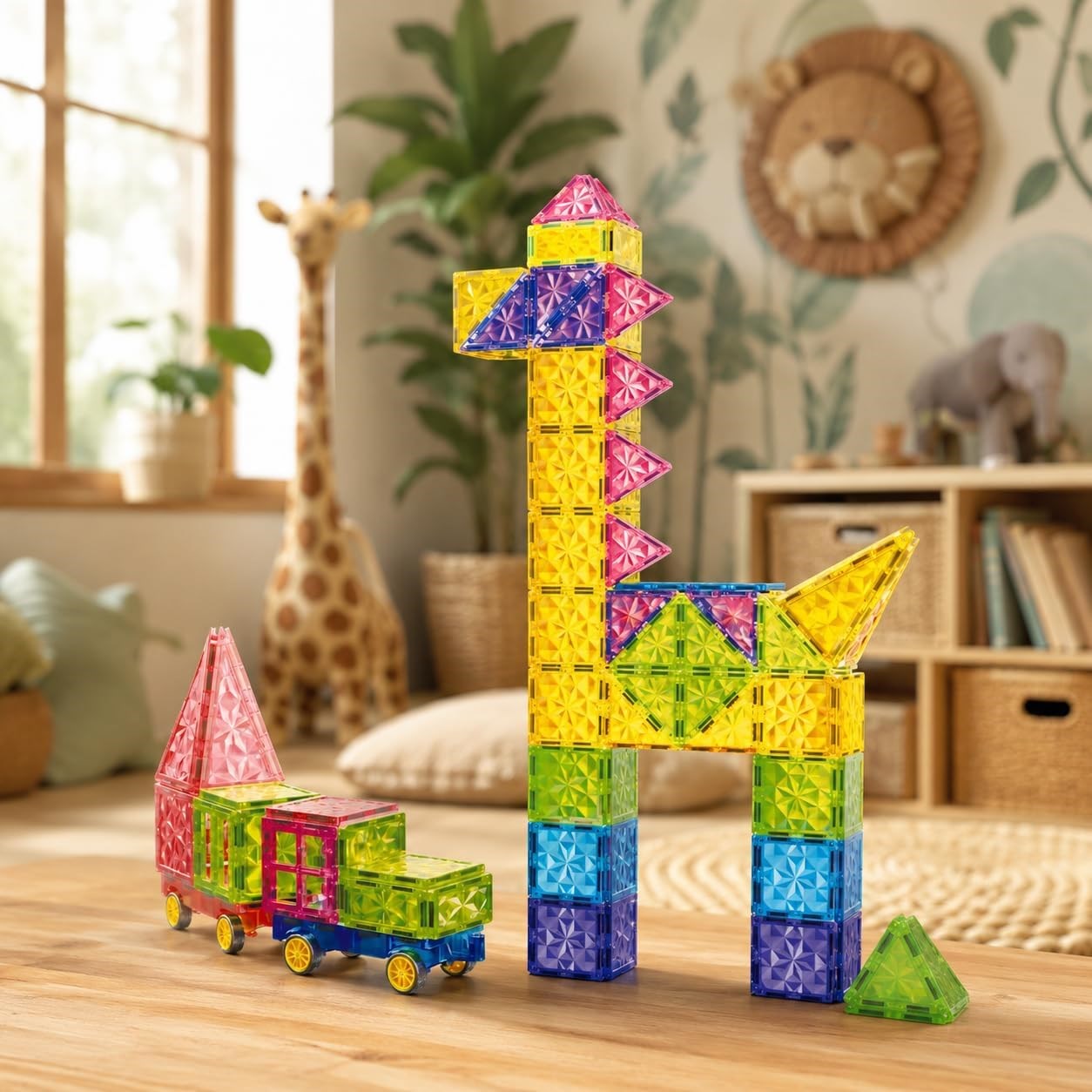 VARDEM 123 PARCA 7.5 CM MANYETIK YAPI BLOKLARI CPL088 Diğer VAR CPL088