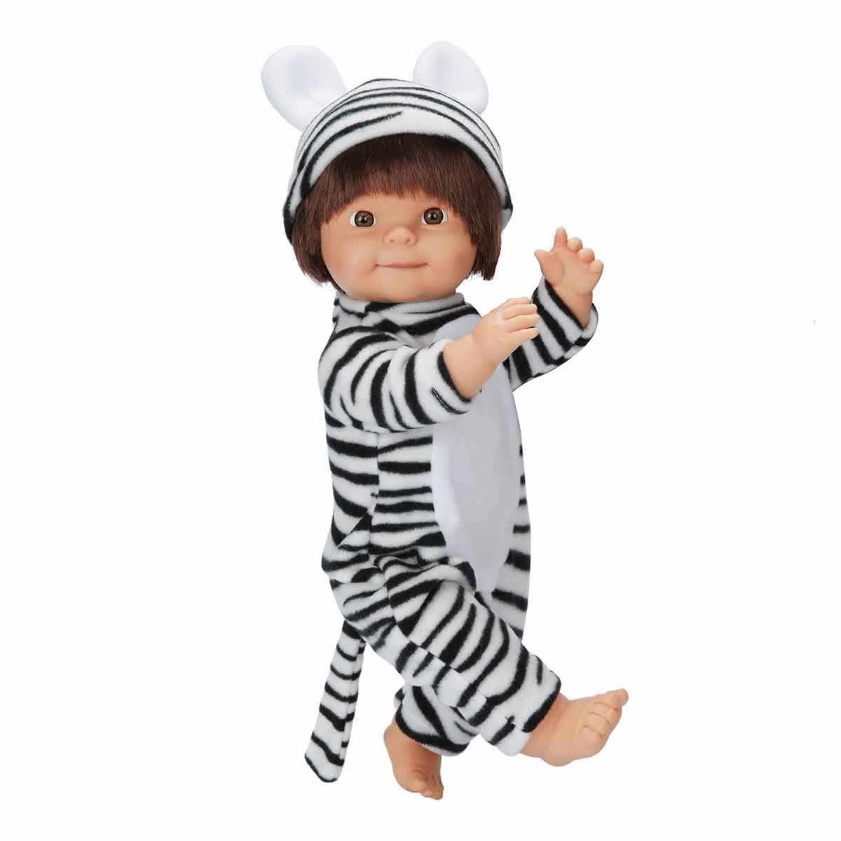 BEBELOU HAYVAN KOSTUMLU 40 CM ZEBRA BEBEK Sunman S00040041 Z