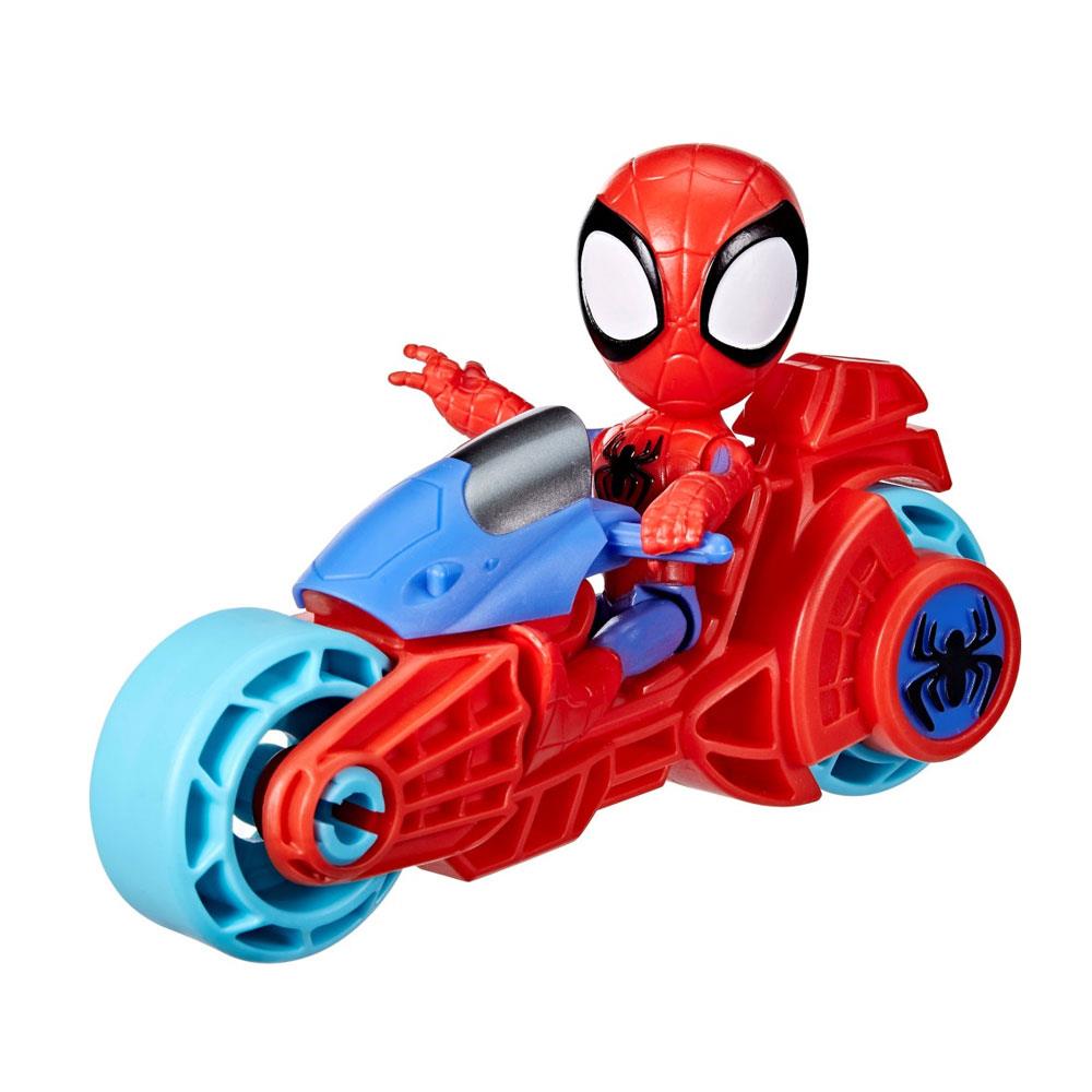 Spider And His Amazing Friends Motosiklet Ve Figür Spidey F6777-F7459 Hasbro F7459