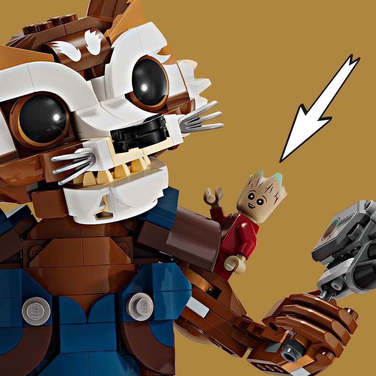 LEGO MARVEL ROCKET VE BEBEK GROOT 76282 Diğer LSS76282