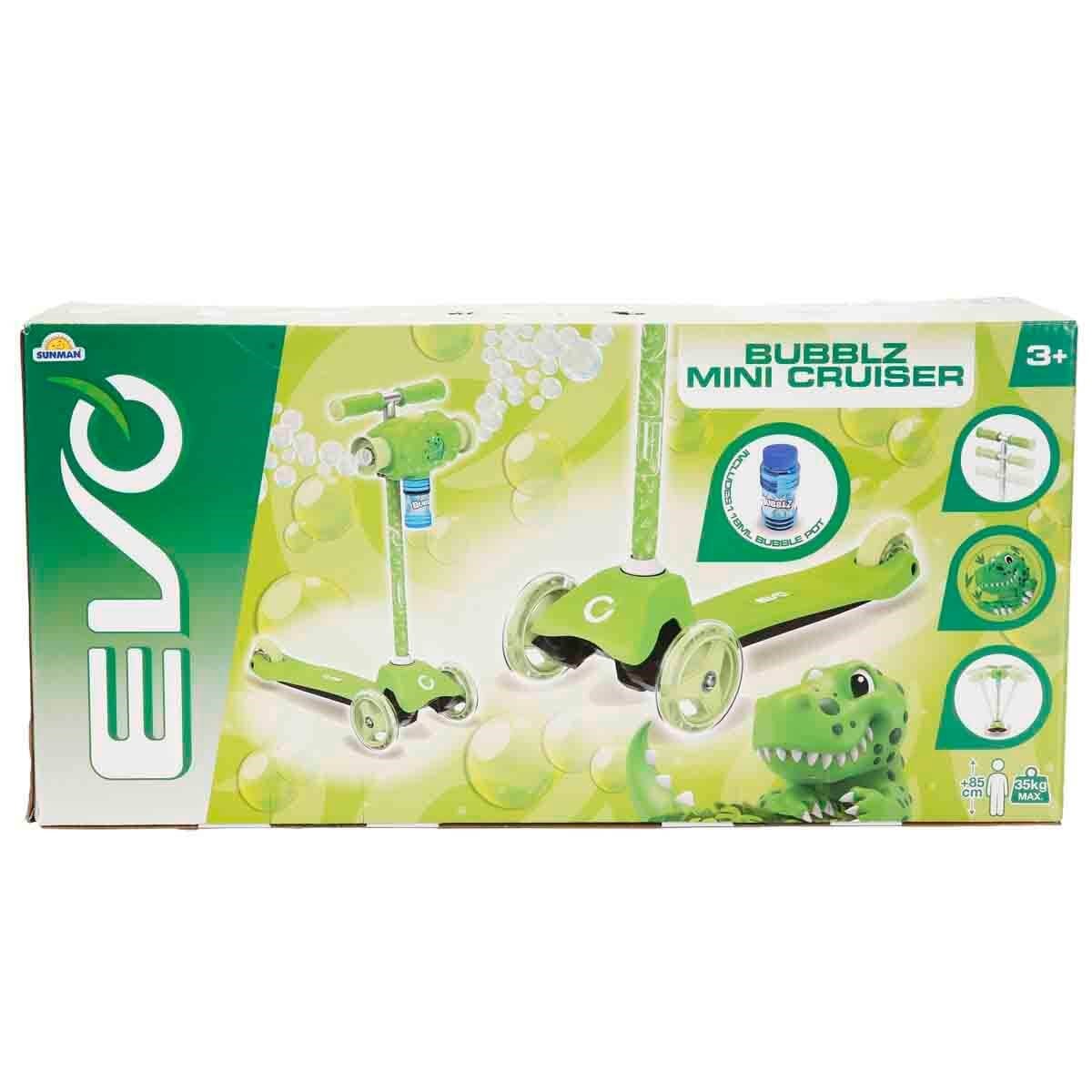 EVO 3 TEKERLEKLI DINO BUBBLZ MINI CRUISER YESIL SCOOTER Diğer S01001464