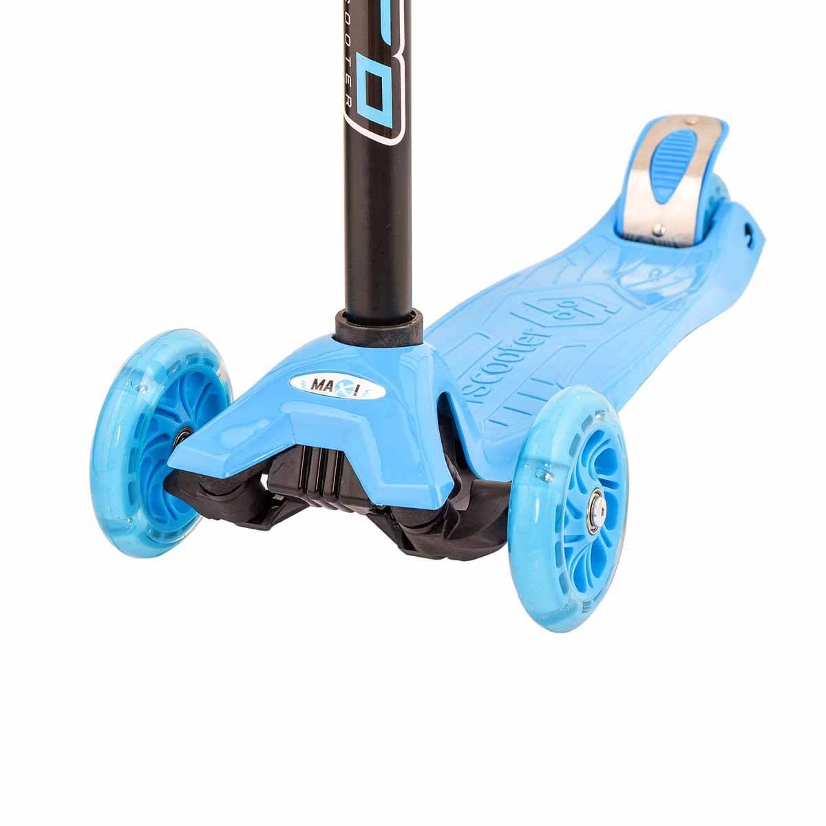 Shinaro 3 Tekerlekli Işıklı Mavi Maxi Scooter Shinaro CN254 SHN MV