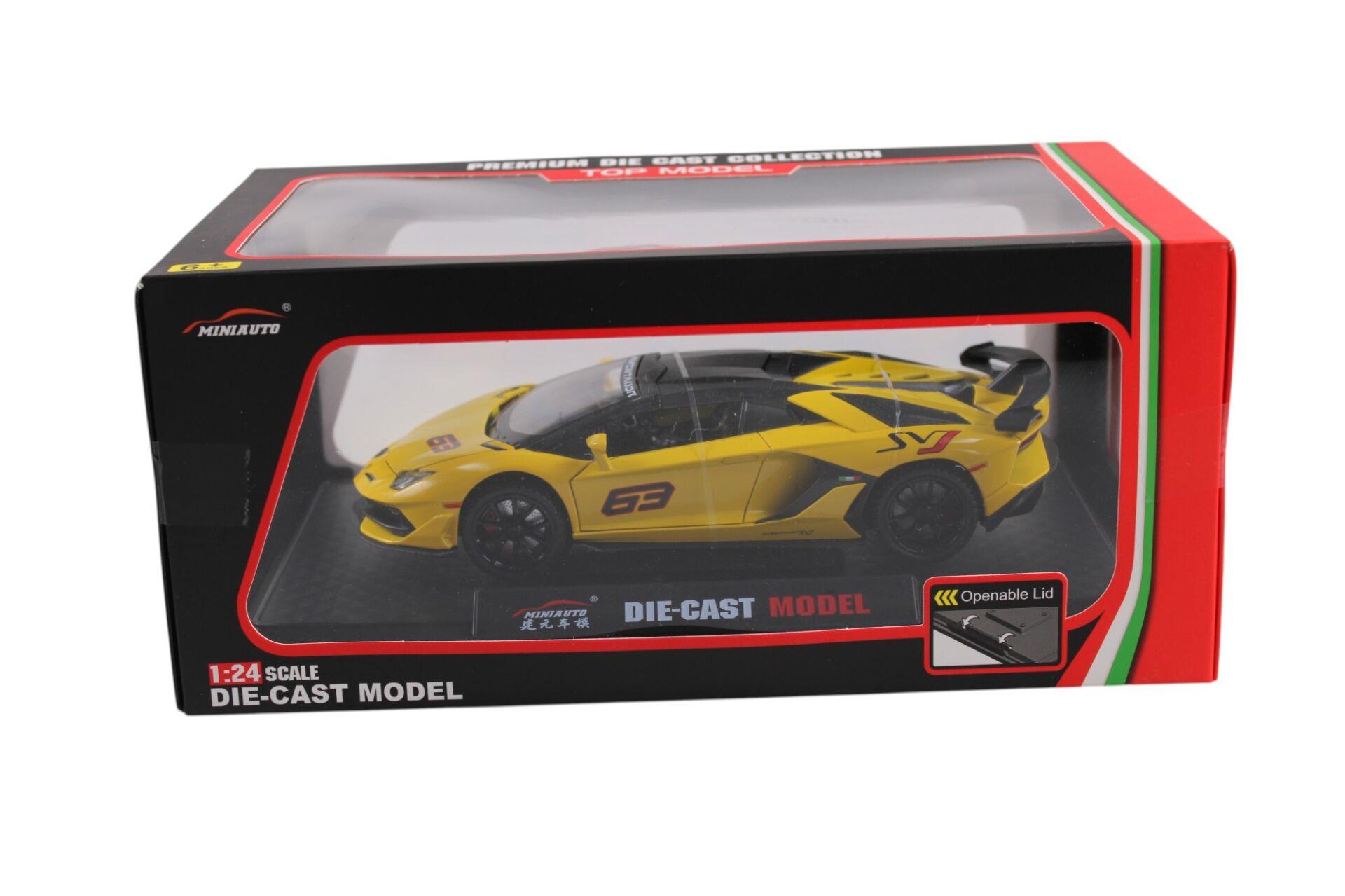 LAMBORGHINI 1:24 ISIKLI SESLI KUTULU DC24303 Diğer KZL DC24303