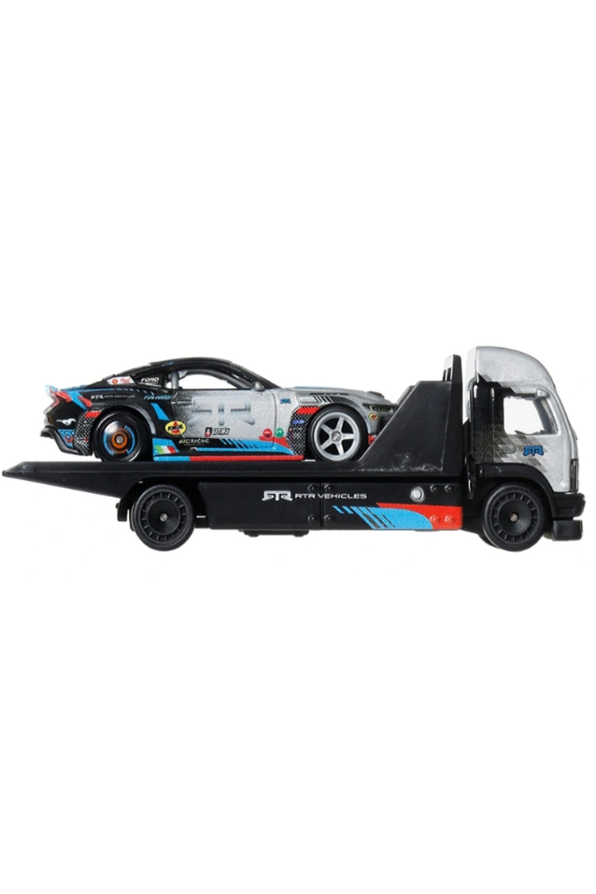 Hot Wheels Team Transport 2024 Ford Mustang RTR Spec 5 FD & Aero Lift FLF56-JHX92 Hot Wheels JHX92