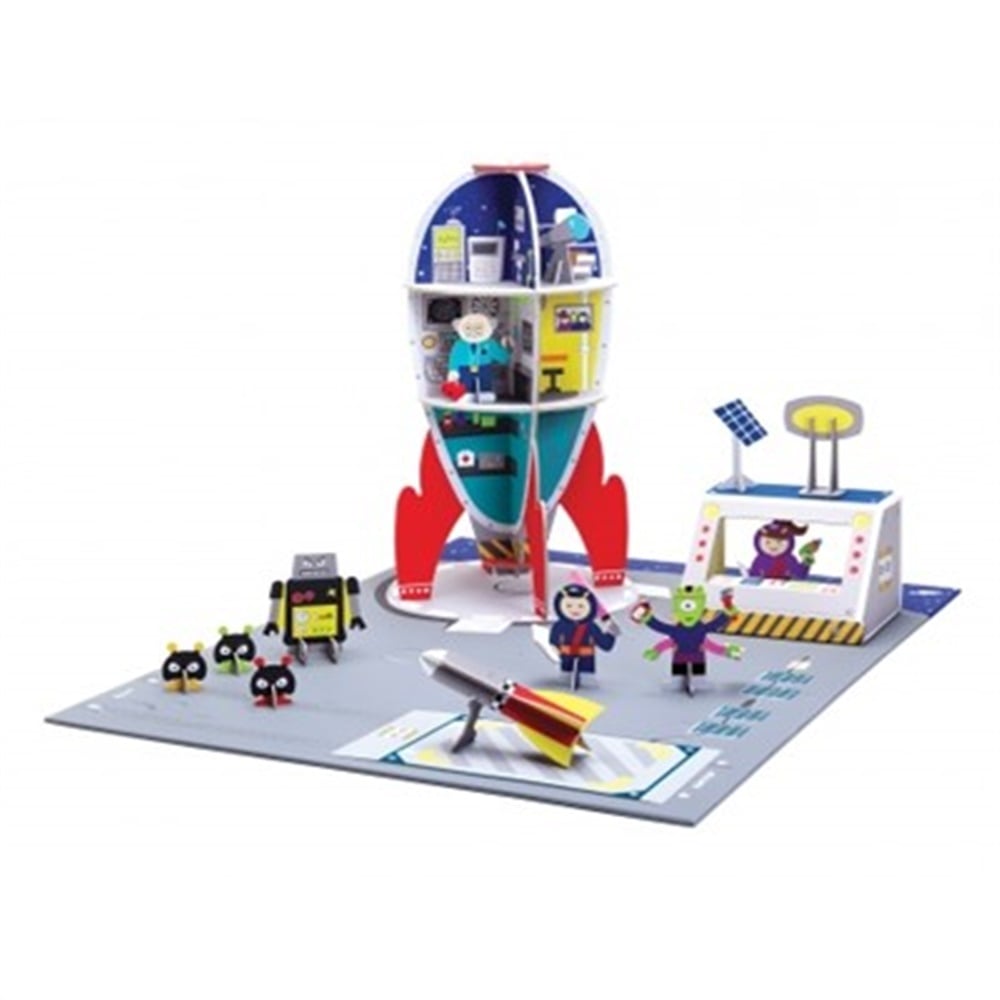 KROOM GALACTİC POLİCE 738 - SPACE STATİON PLAYSET
