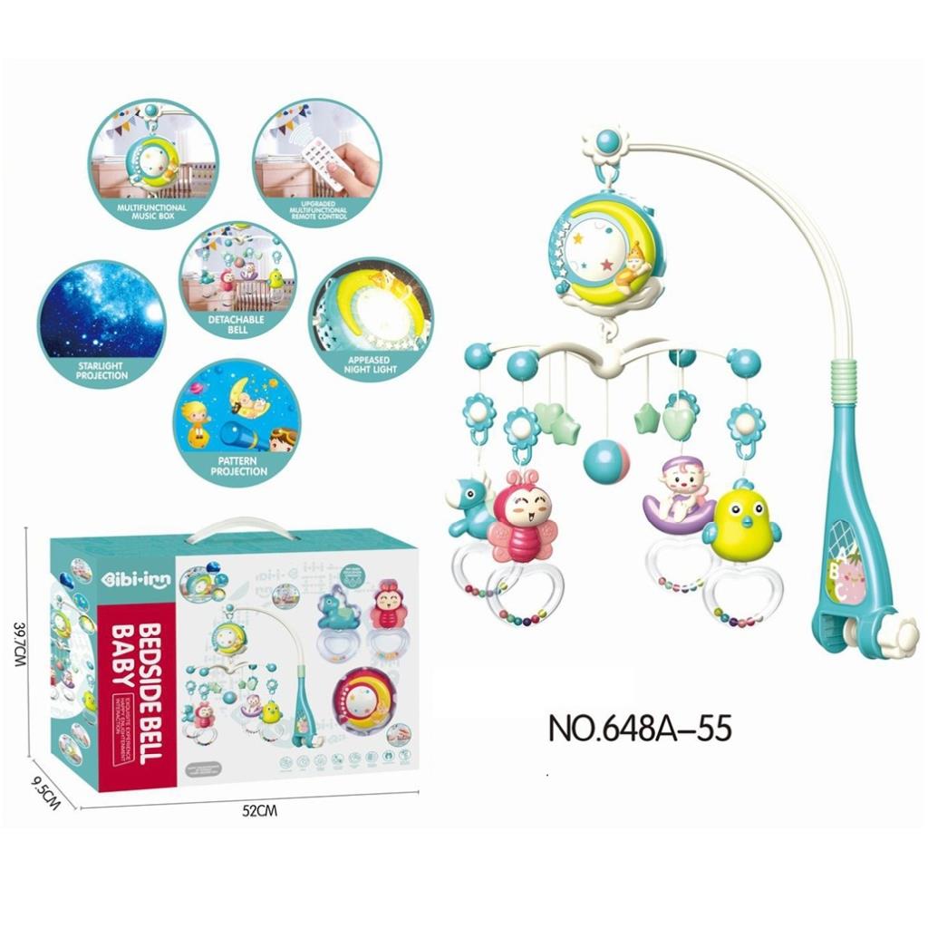 VARDEM ISIKLI MUZIKLI KUMANDALI MAVI BEBEK DONENCESI Diğer BIB 648A 55