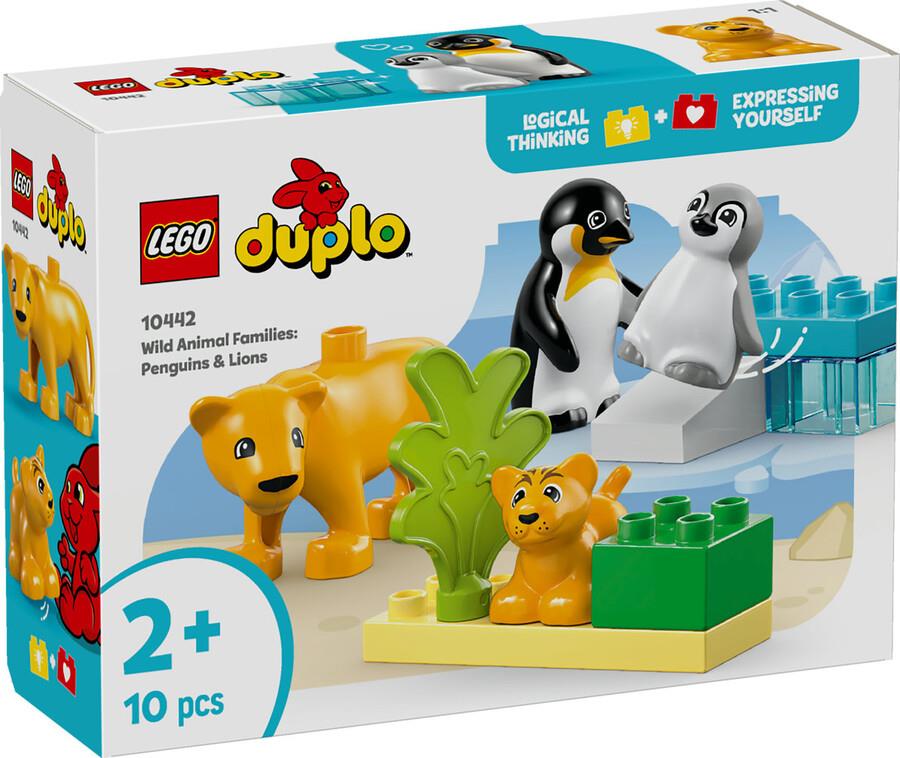 LEGO DUPLO KASABASI VAHSI HAYVAN AILELERI: PENGUENLER VE ASLANLAR 10442 Diğer LED10442