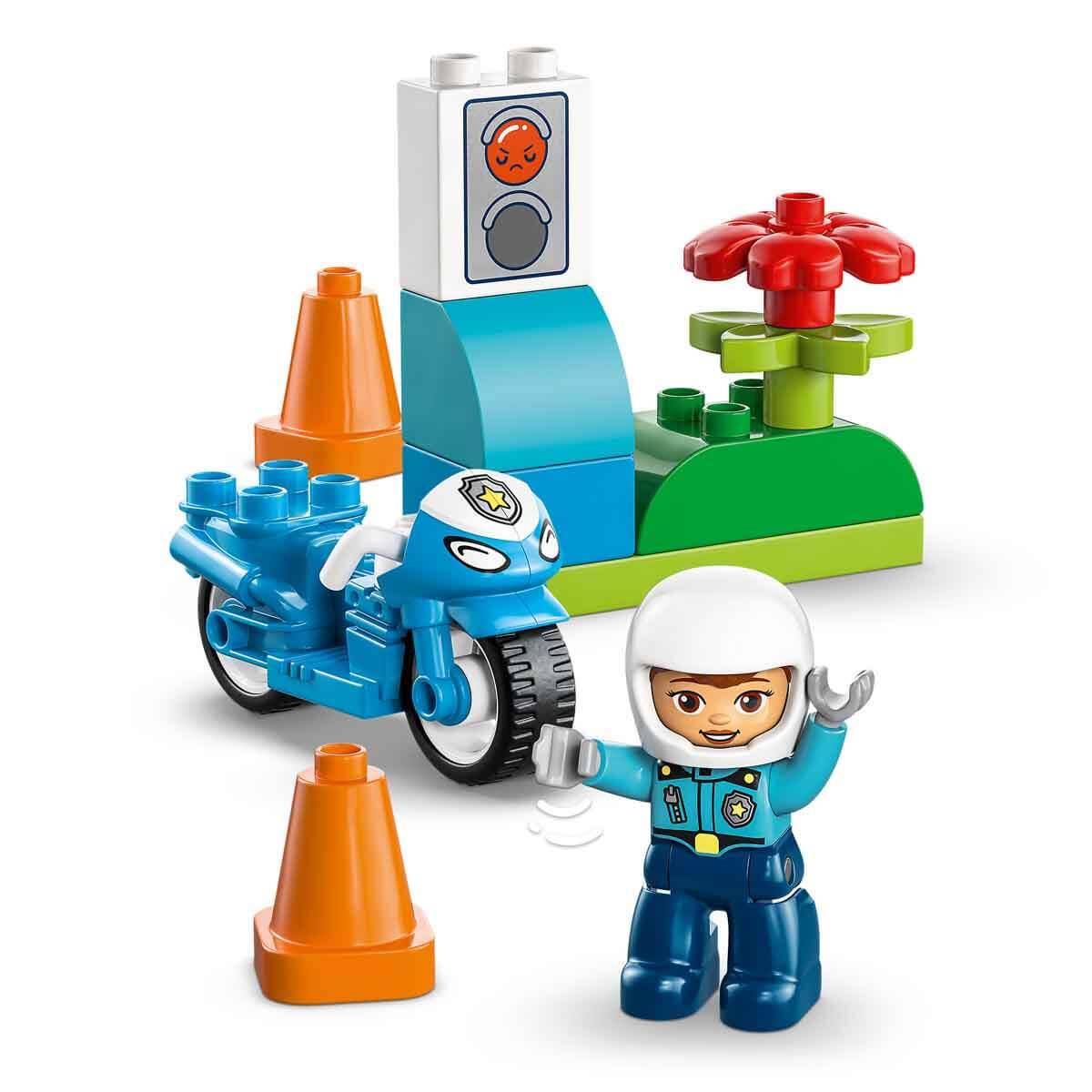 LEGO DUPLO KASABASI MAVI POLIS MOTOSIKLETI 10471 Diğer LED10471