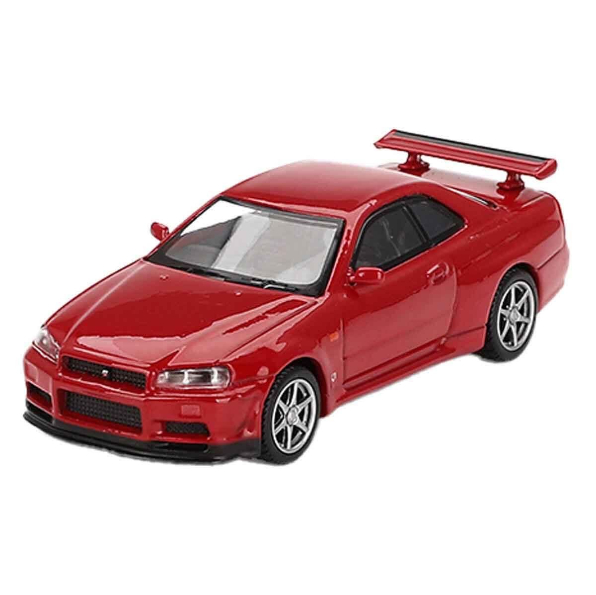 MINI GT 1:64 NISSAN SKYLINE GT-R (R34) V-SPEC ACTIVE RED MGT00796 Diğer MGT00796
