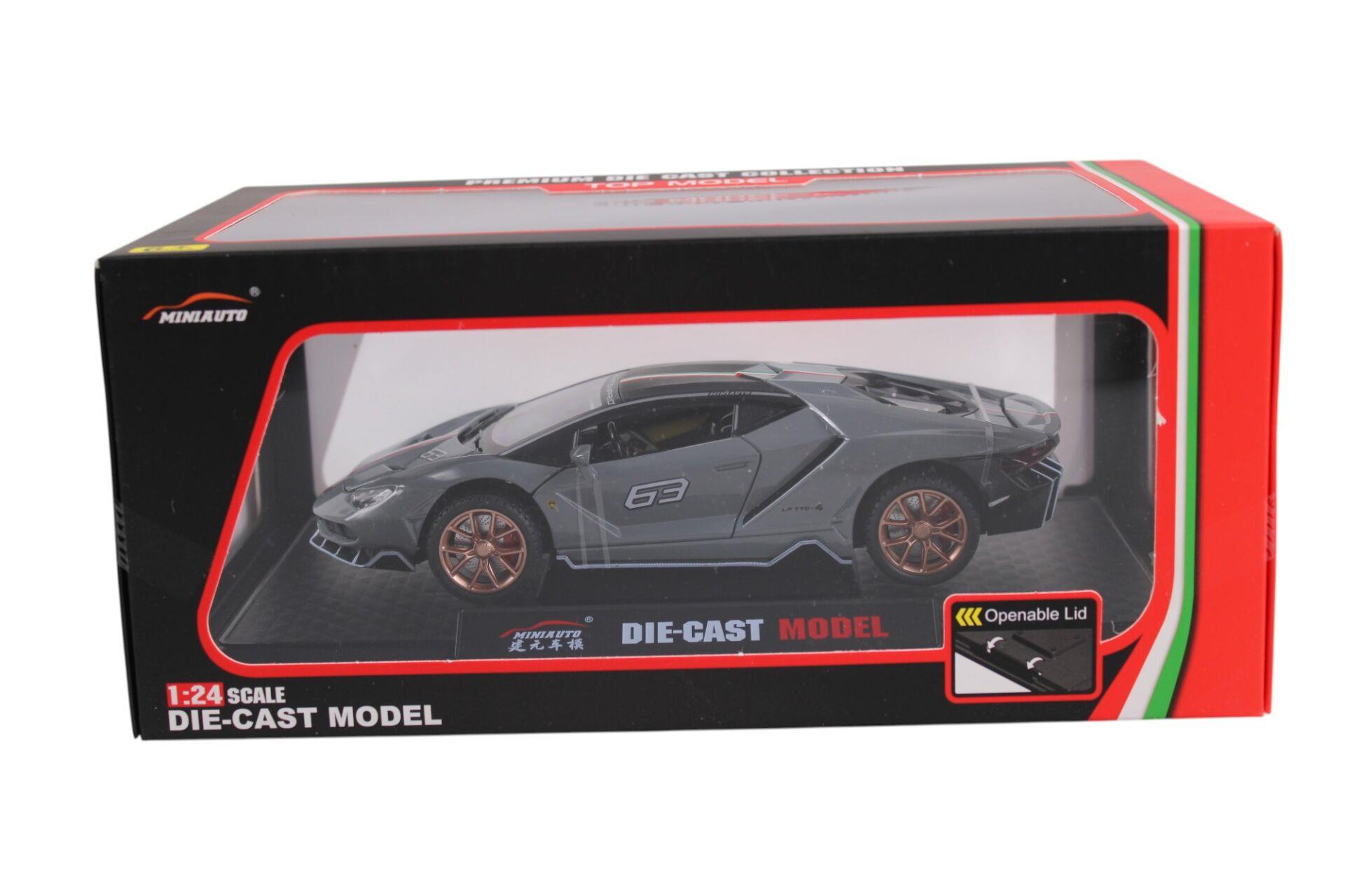 LAMBORGHINI 1:24 ISIKLI SESLI KUTULU DC24283 Diğer KZL DC24283