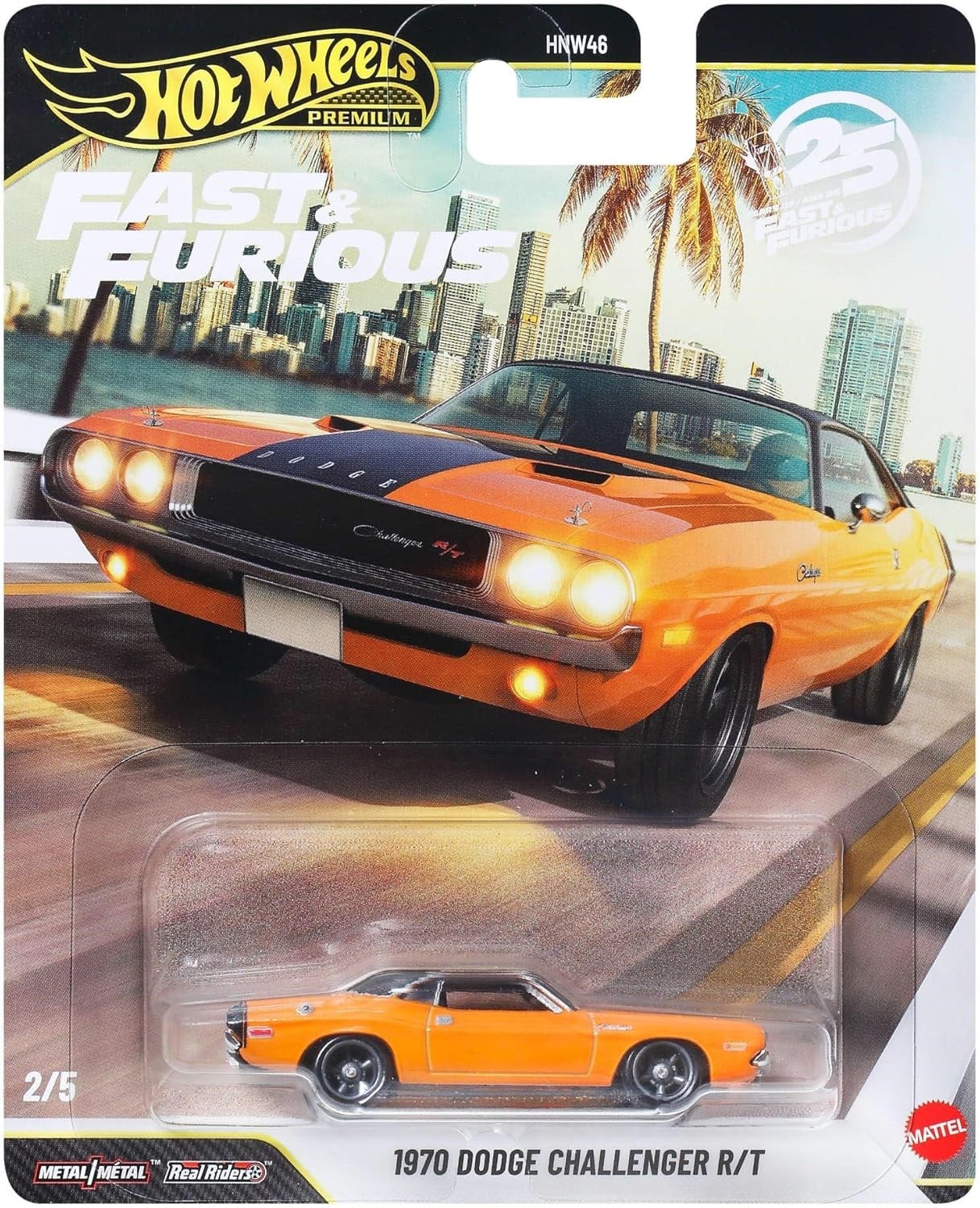Hot Wheels Fast & Furious 1970 Dodge Challenger R/T HNW46-JHW64 Hot Wheels JHW64