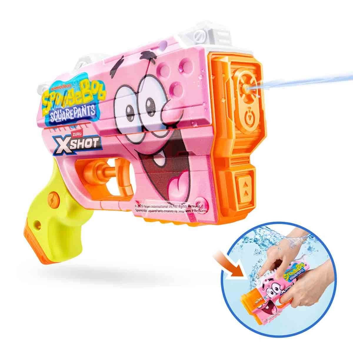 X-SHOT JR. SPONGEBOB SQUAREPANTS FAST FILL SKINS SU TABANCASI Diğer S00008998