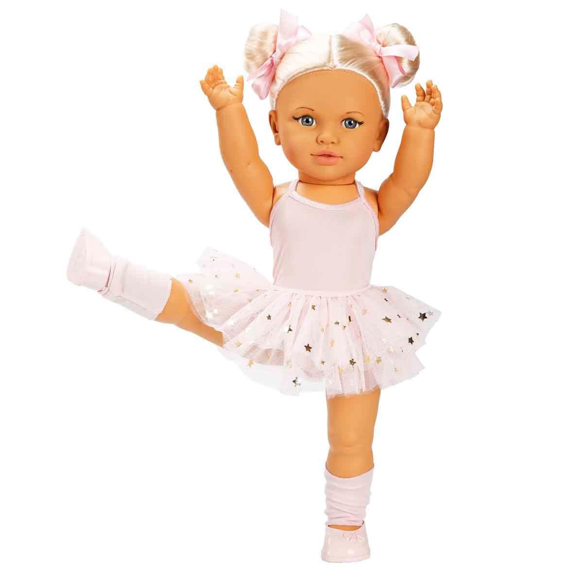 Tina Ballerina Bebek 45 cm Açık Pembe Sunman S00006455 AP
