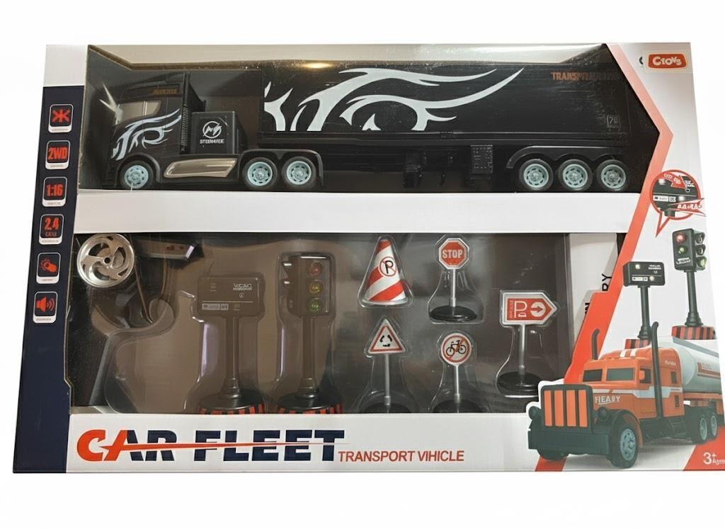 CTOY U/K F/F 1:16 ISIKLI VE SESLI TRAFIK SETLI TIR GM1926 Diğer CTOY GM1926