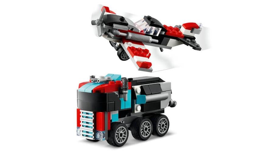 LEGO® CREATOR HELIKOPTERLI ACIK KASA KAMYON 31146 Diğer LMC31146