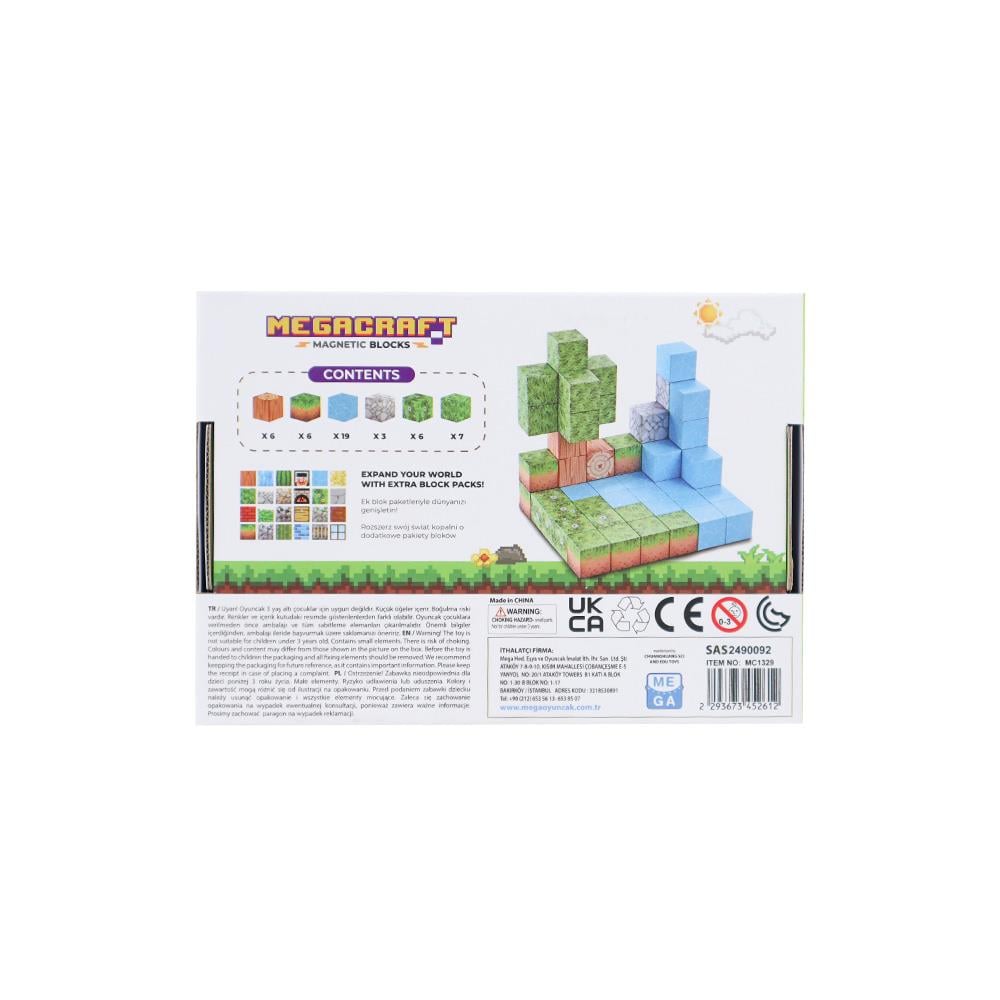 MEGACRAFT MANYETIK BLOKLAR KUTU 47 PARCA 1329 Diğer LOCC1329