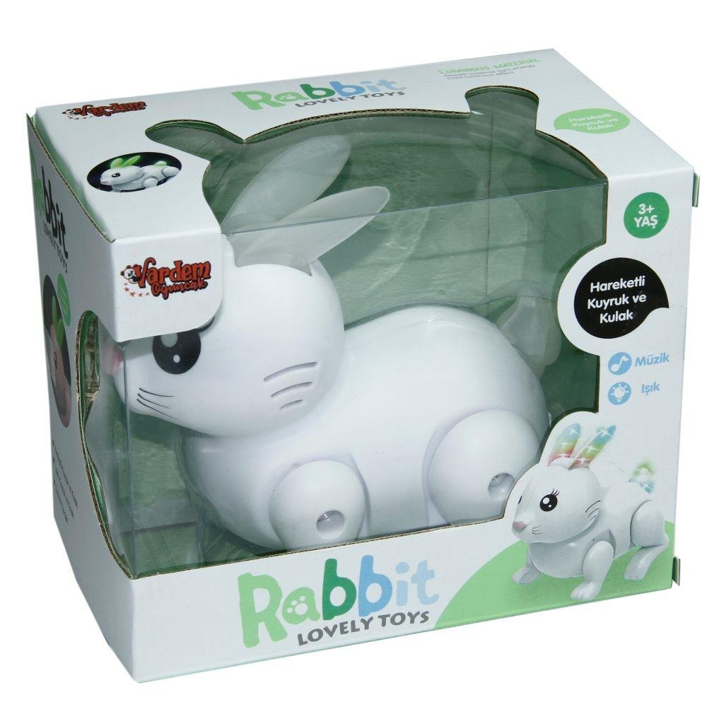 MUZIKLI VE ISIKLI HAREKETLI ZIPZIP TAVSAN BEYAZ Diğer LZH 99777 1 B