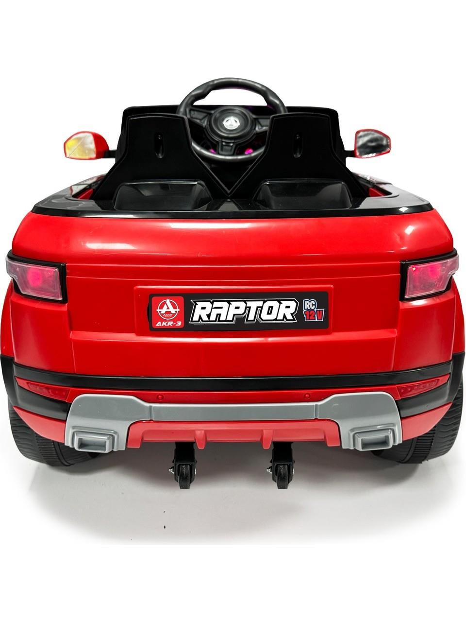 RAPTOR AKULU ARABA 12V KIRMIZI Diğer AKR 96 339 K