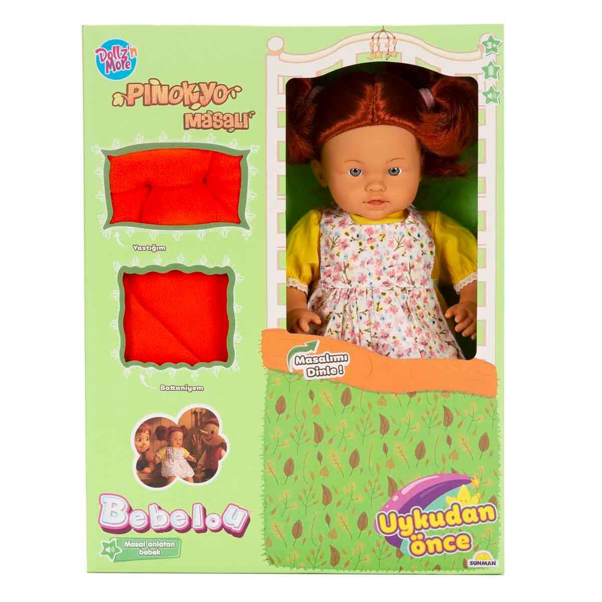 BEBELOU UYKUDAN ONCE BEBEGI MASAL ANLATAN PINOKYO 40 CM S01040042 Diğer S01040042