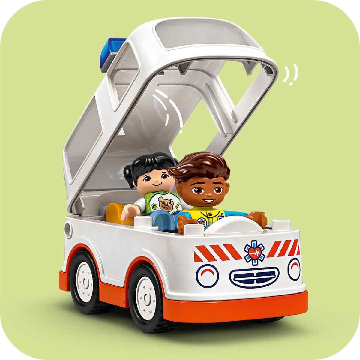 LEGO DUPLO AMBULANS VE SURUCU 10447 Diğer LED10447
