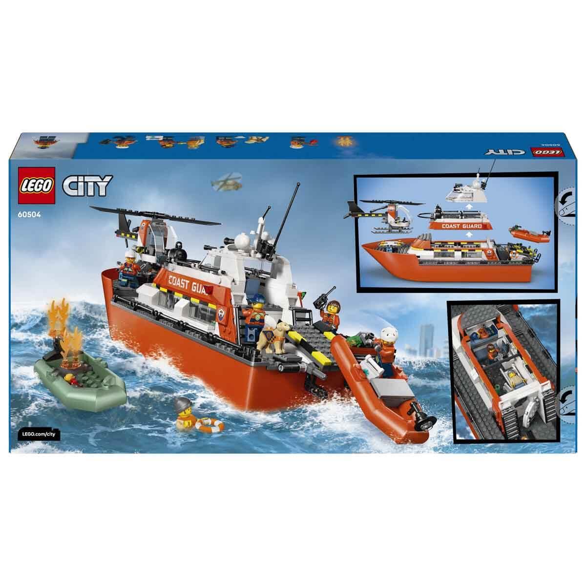 LEGO CITY SAHIL GUVENLIK KURTARMA BOTU VE HELIKOPTERI 60504 Diğer LSC60504