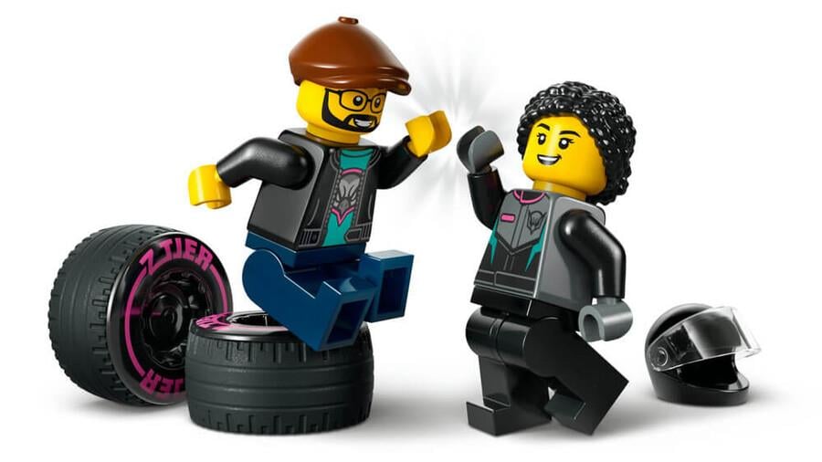 LEGO City Yarış Arabası ve Araba Taşıyıcı Kamyon 60406 Lego LSC60406