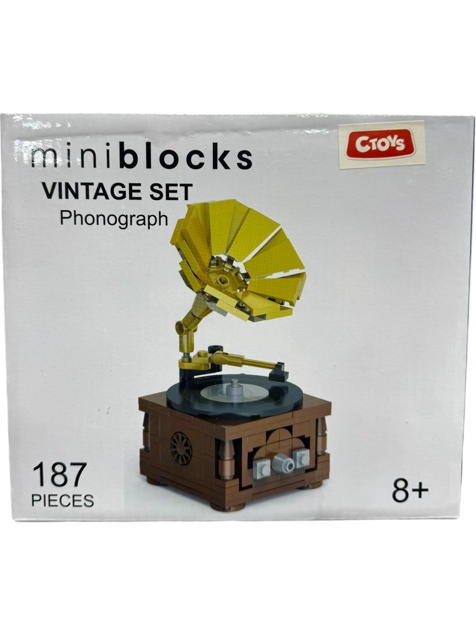 CTOY GRAMAFON YAPI BLOKLARI 187 PARCA SKB8230 Diğer CTOY SKB8230