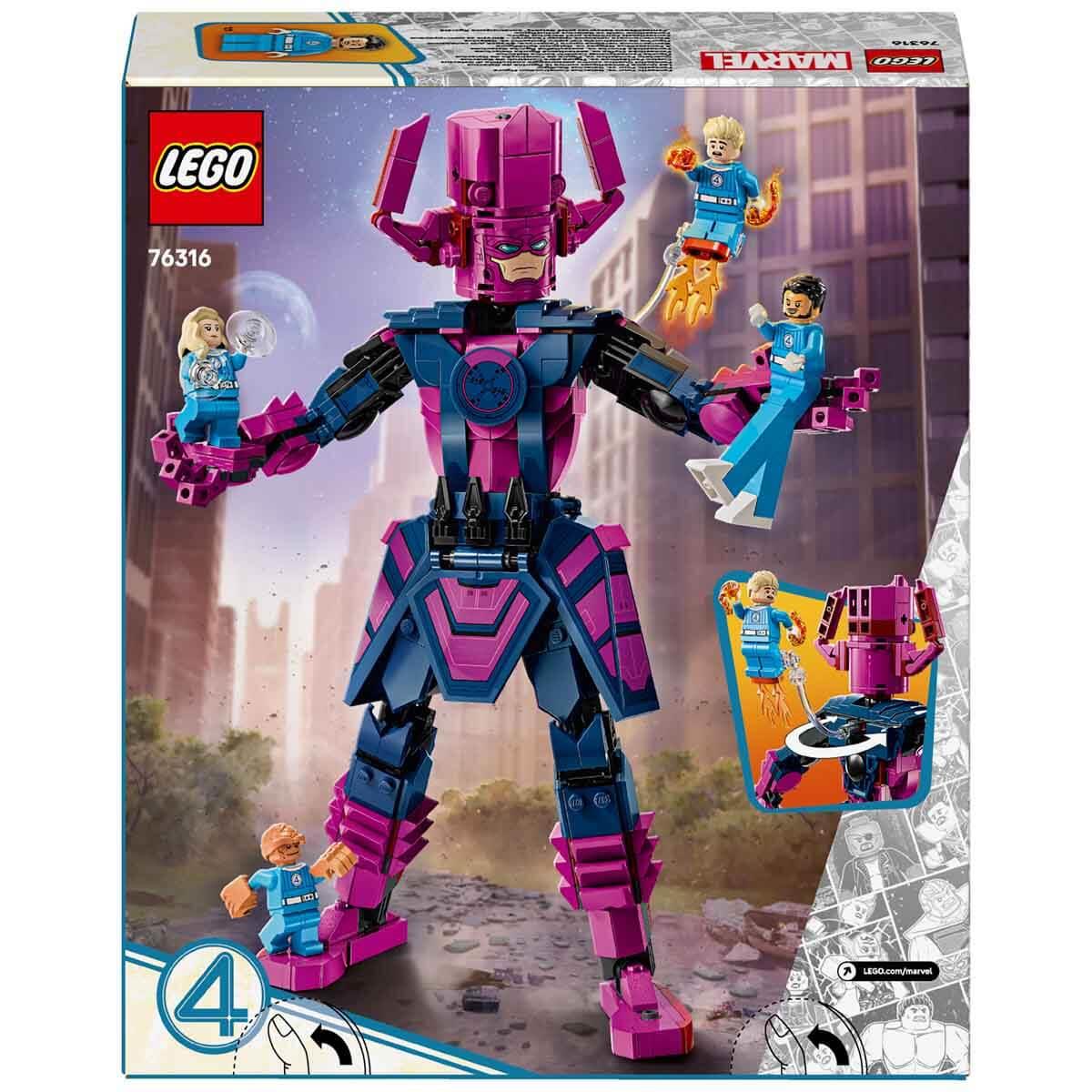 LEGO MARVEL FANTASTIK DORTLU GALACTUS YAPIM FIGURUNE KARSI 76316 Diğer LSS76316
