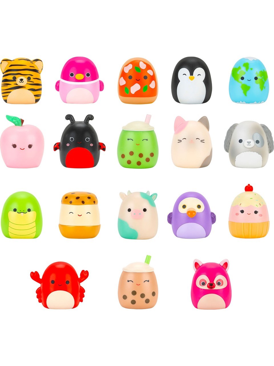 Squishmallows Squish-A-Longs 3 Figür + Yüzük Çantalı Sürpriz Paket Seri 3 AL007 Diğer AL0076