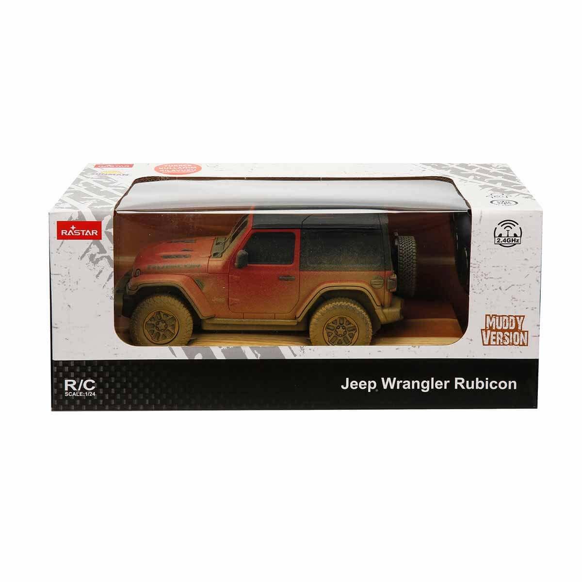 1:24 Jeep Wrangler Rubicon Muddy Uzaktan Kumandalı Araba Rastar S00032021