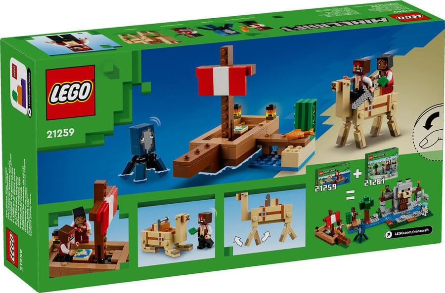 LEGO MINECRAFT KORSAN GEMISI YOLCULUGU 21259 Diğer LMN21259