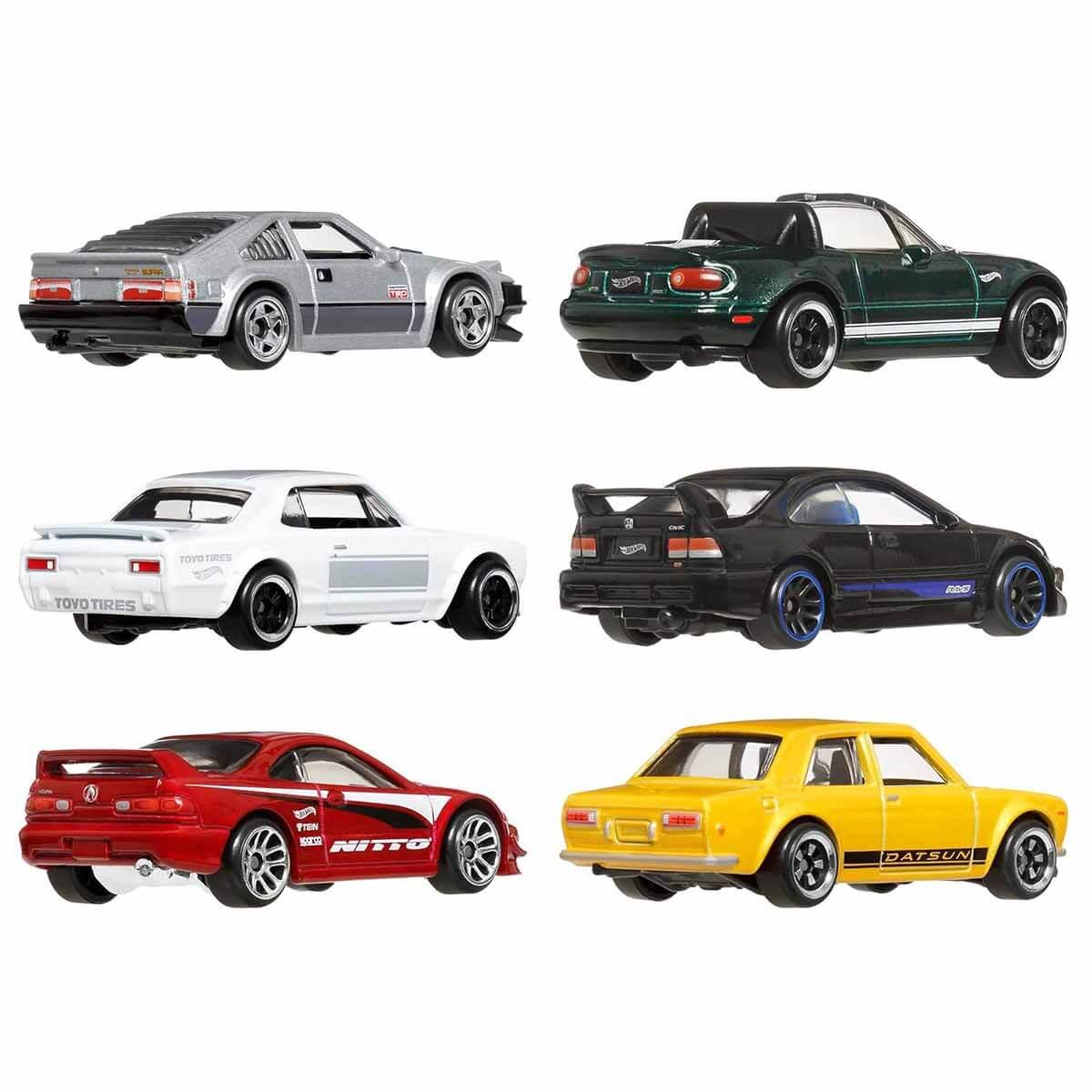 HOT WHEELS 1:64 JAPON TEMALI 6’LI ARABA SETI JBY77 Diğer JBY77