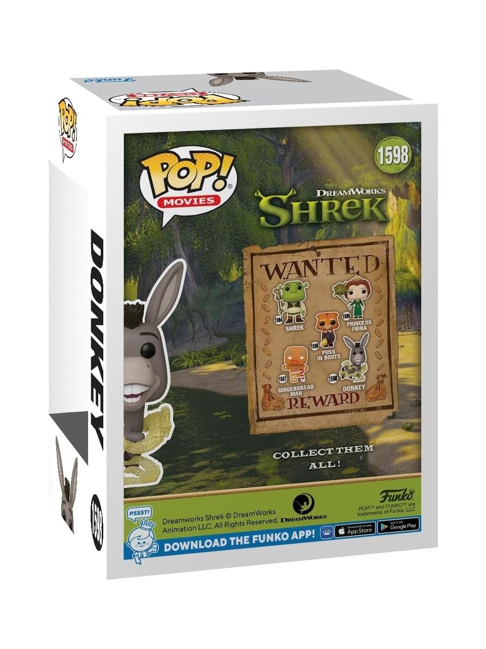 Funko Pop Movies Shrek 30Th Donkey 81172 Funko Pop NITA 81172