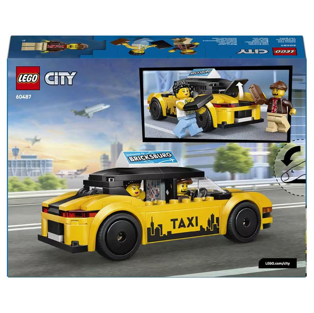 LEGO CITY SARI TAKSI 60487 Diğer LSC60487